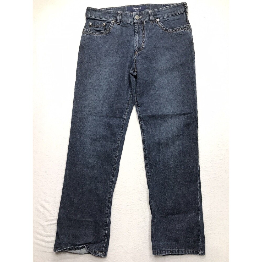 ATELIER GARDEUR Nevio Jeans Men 36x30 Fairtrade Stretch Denim Dark Wash